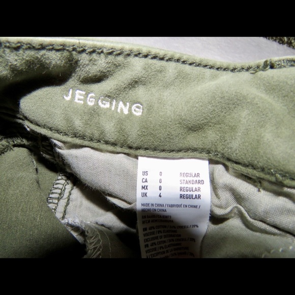 American Eagle Army Green Jeggings - Picture 4 of 6